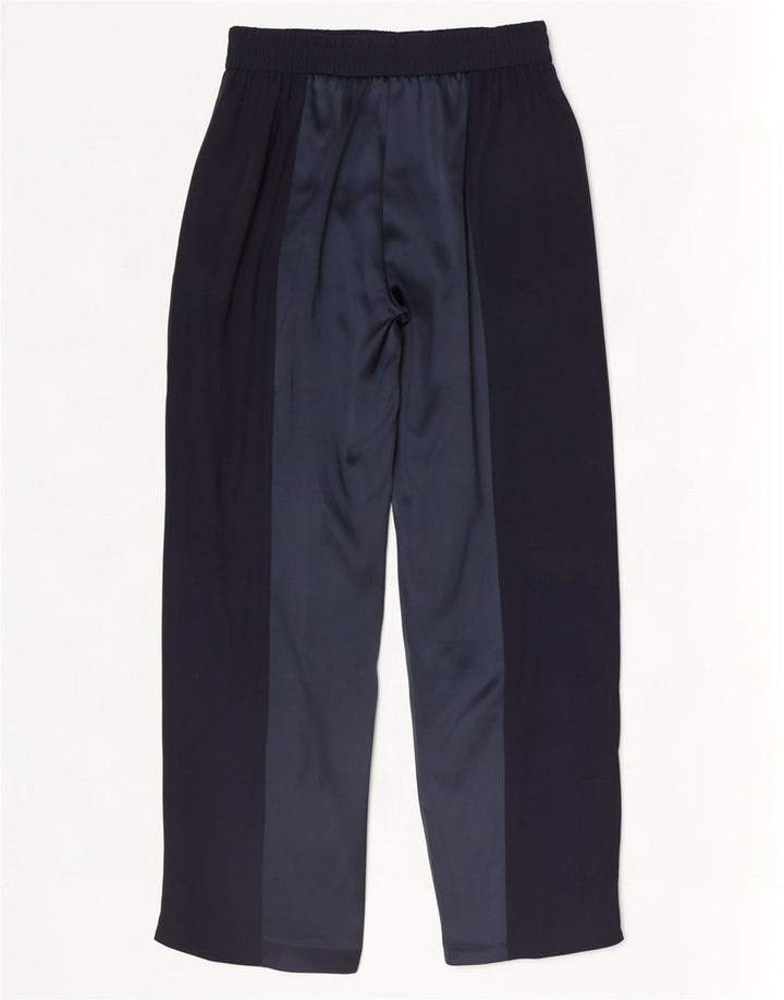 Escada Dame Casual Bukser EU 38 Medium W32 L29 Navy Blue Colourblock