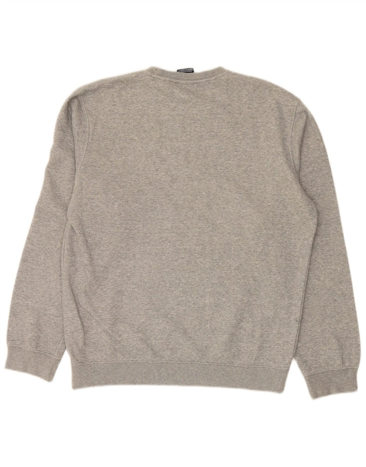 CHAMPION Mens Graphic Sweatshirt Jumper Medium Grey Cotton