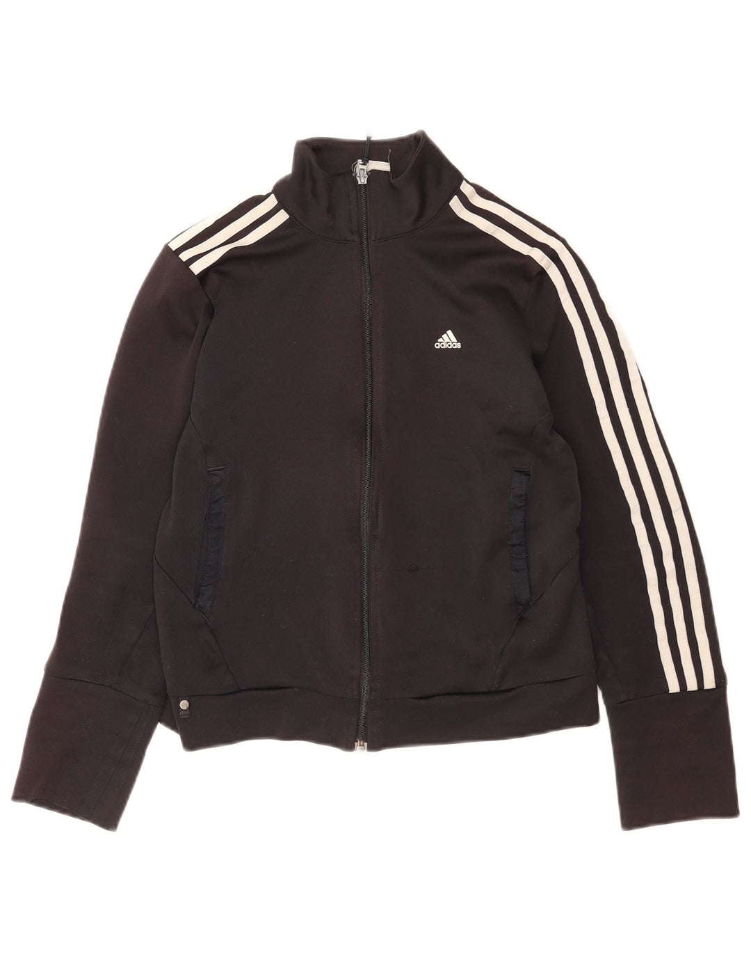 Adidas Dame Climalite Crop Træningsdragt Topjakke UK 12 Medium Sort