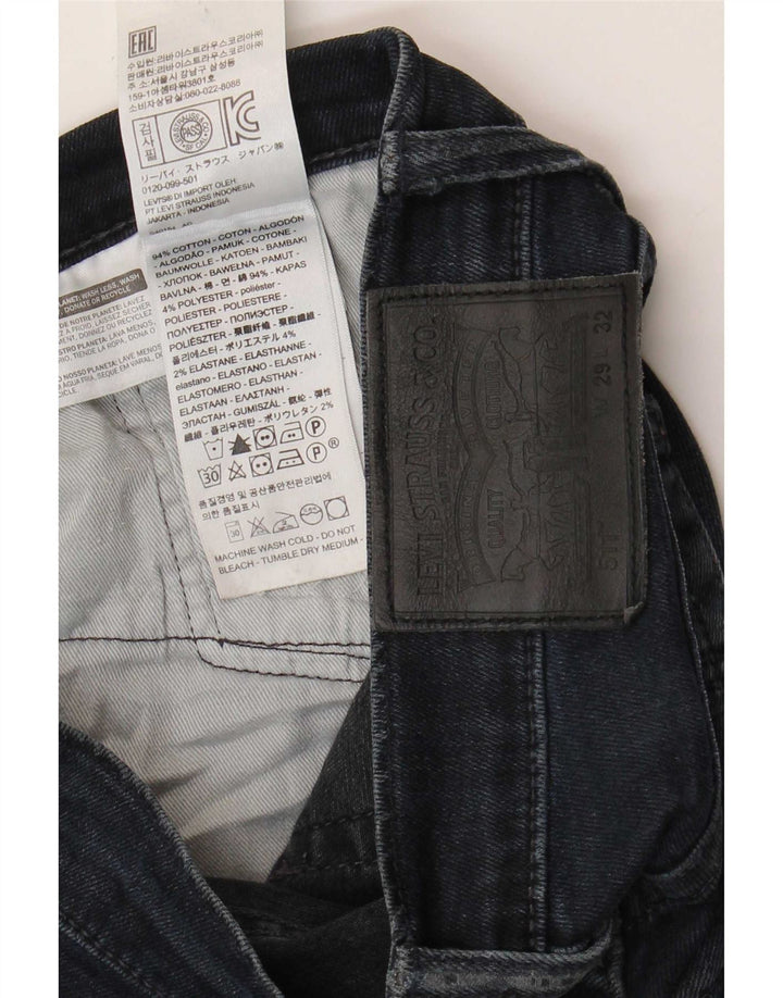 Levi's Herre 511 Slim Jeans W29 L32 Marineblå Bomuld