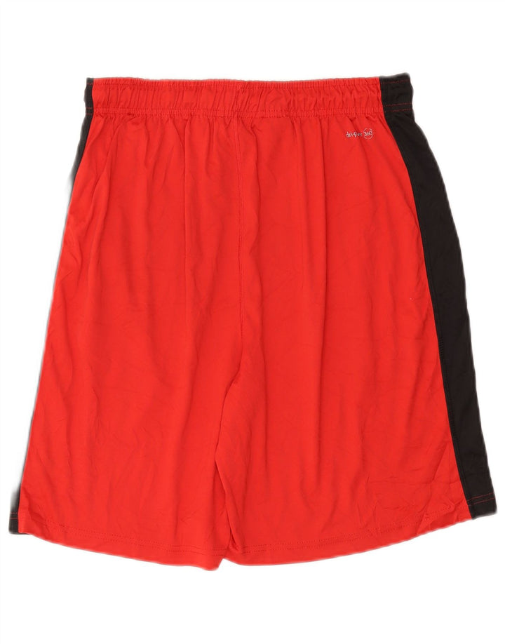 RUSSELL ATHLETIC Sportsshorts til mænd Medium Rød Colourblock Polyester