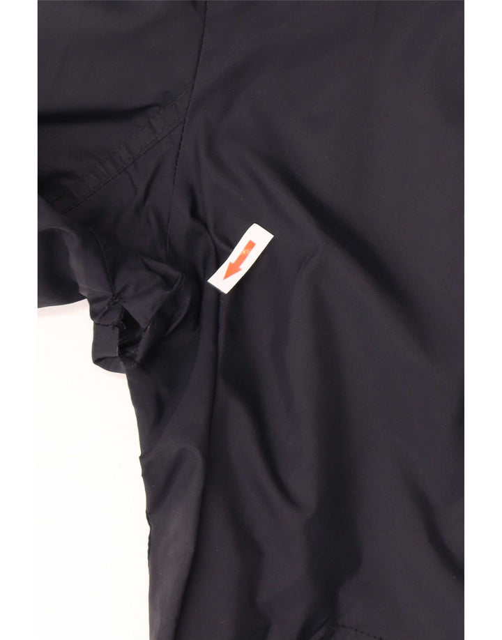 Hollister Regnjakke til mænd UK 38 Medium Navy Blue Nylon