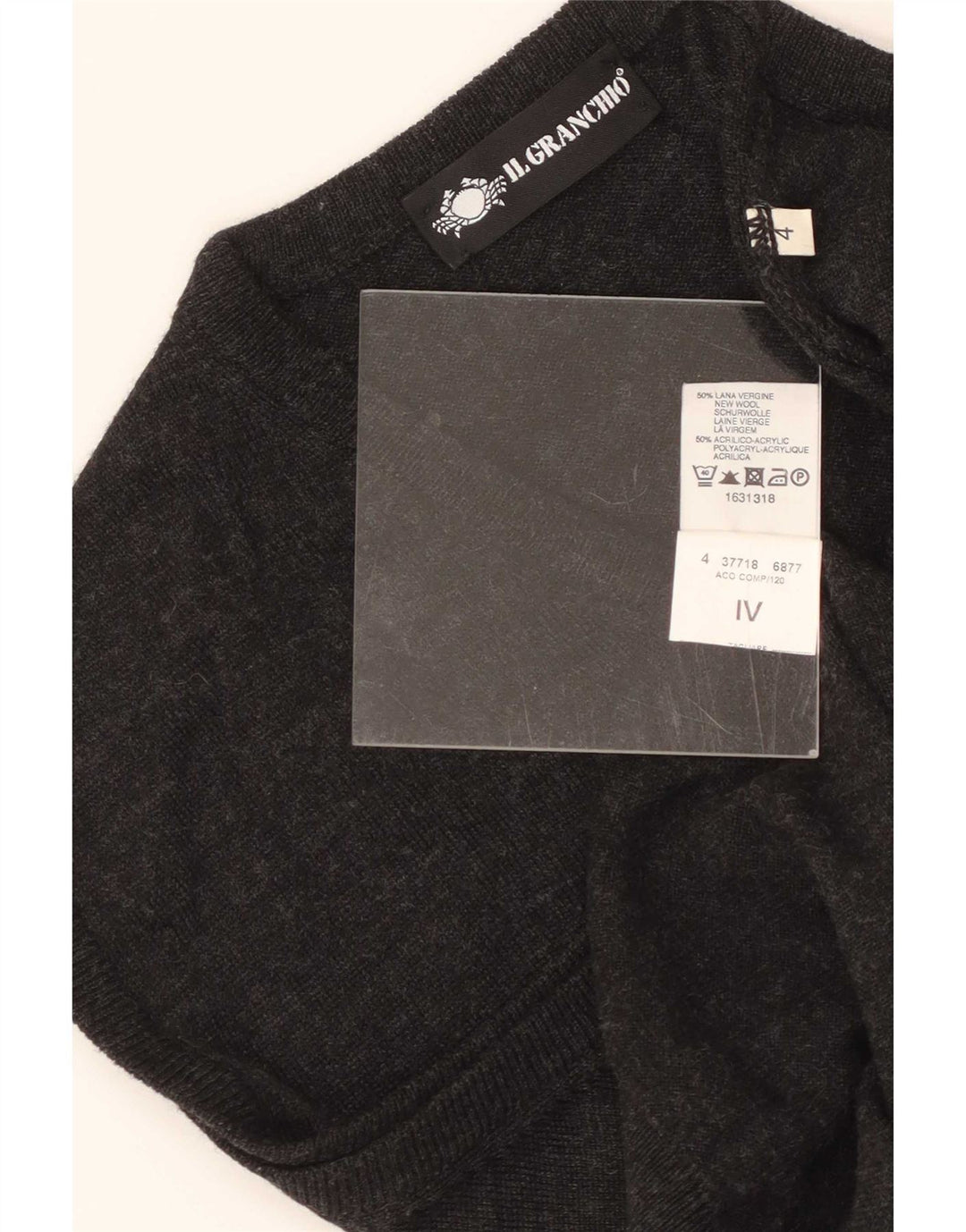 Il Granchio Herrevest Tank Top Medium Grey Virgin Wool