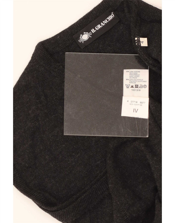 Il Granchio Herrevest Tank Top Medium Grey Virgin Wool