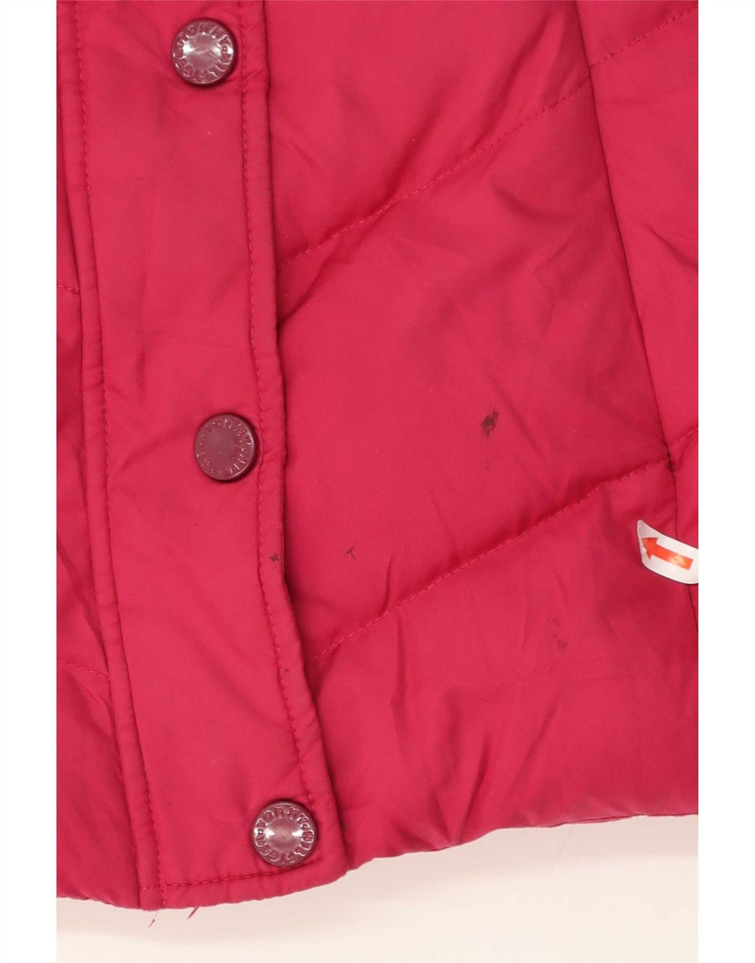 Tommy Hilfiger, polstret hættejakke til kvinder UK 10 Small Pink Polyester
