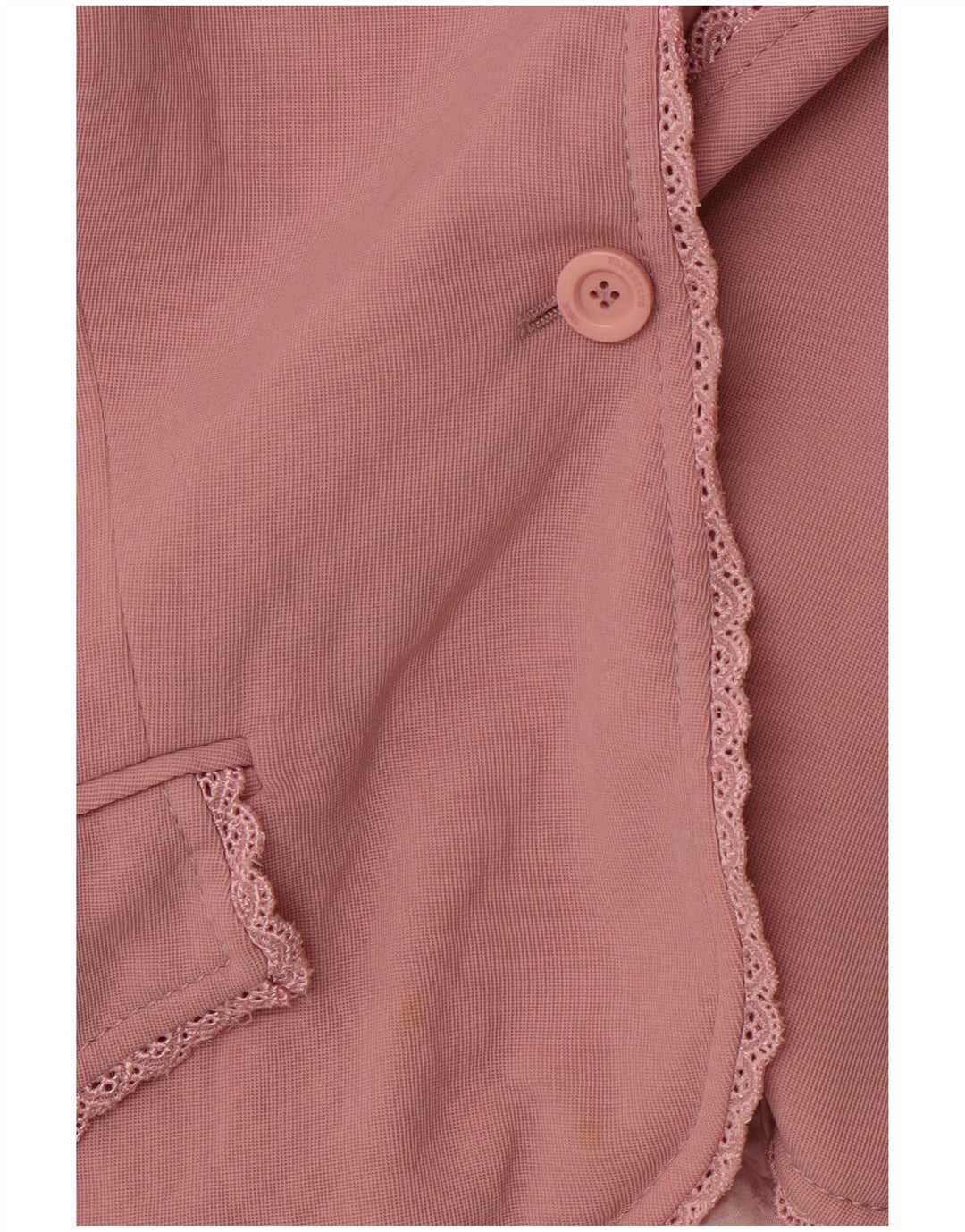 VALENTINO Dame 1-knaps blazerjakke UK 14 Medium Pink Virgin Wool