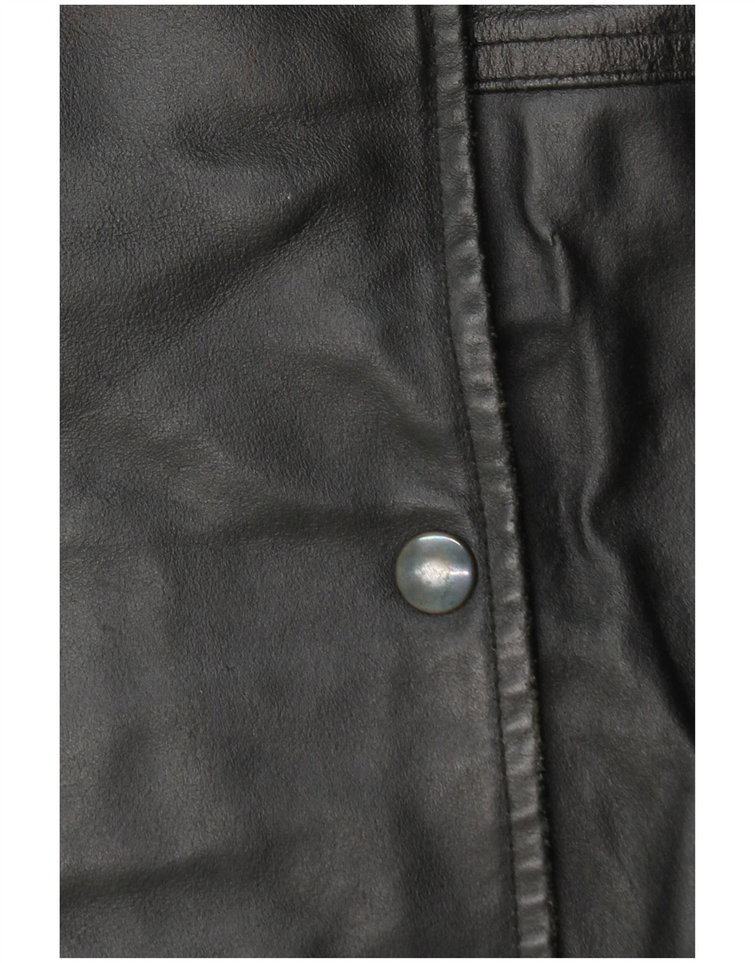 La Griffe Dame Læderfrakke IT 54 3XL Sort Læder