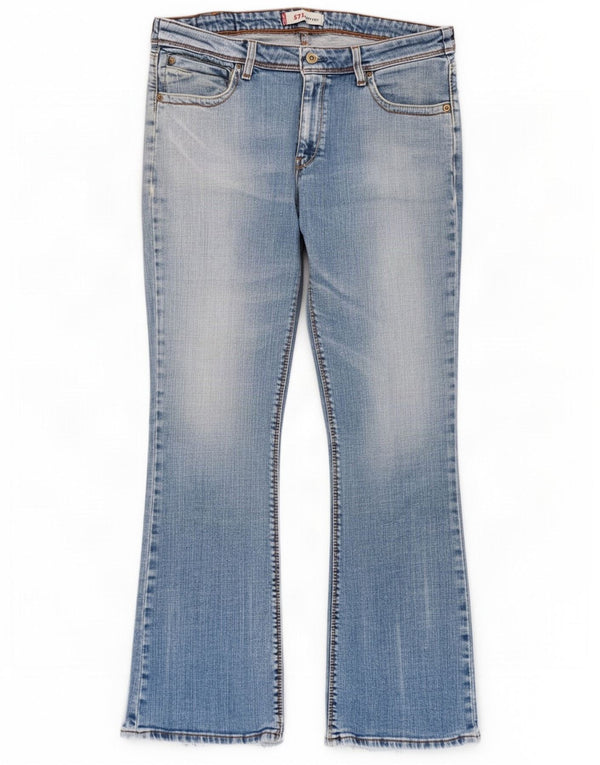 Levi's Dame 572 Bootcut Jeans W34 L32 Blå Bomuld