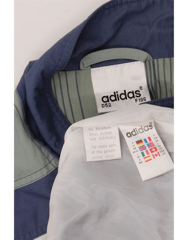 ADIDAS Herre Gilet UK 42/44 Stor flerfarvet Colourblock Polyester