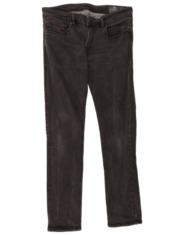 Diesel Dame Thavar-XP Slim Skinny Jeans W32 L32 Grå Bomuld
