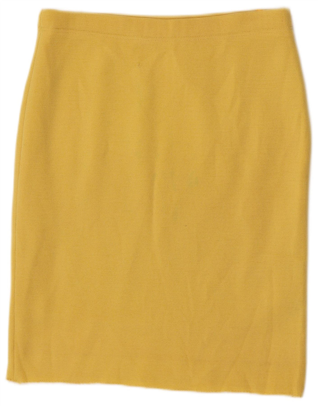 Luisa Spagnoli Damestrik lige nederdel IT 42 Medium W32 Gul Uld