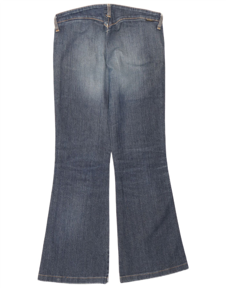 Wrangler Dame Flared Jeans W29 L30 Blå Bomuld