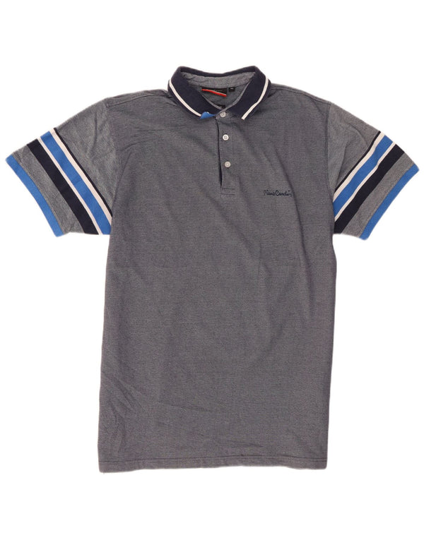 Pierre Cardin Herre poloshirt XL Grå Colourblock Bomuld