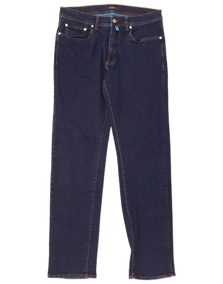 Pierre Cardin Slim Jeans til mænd W34 L34 Marineblå