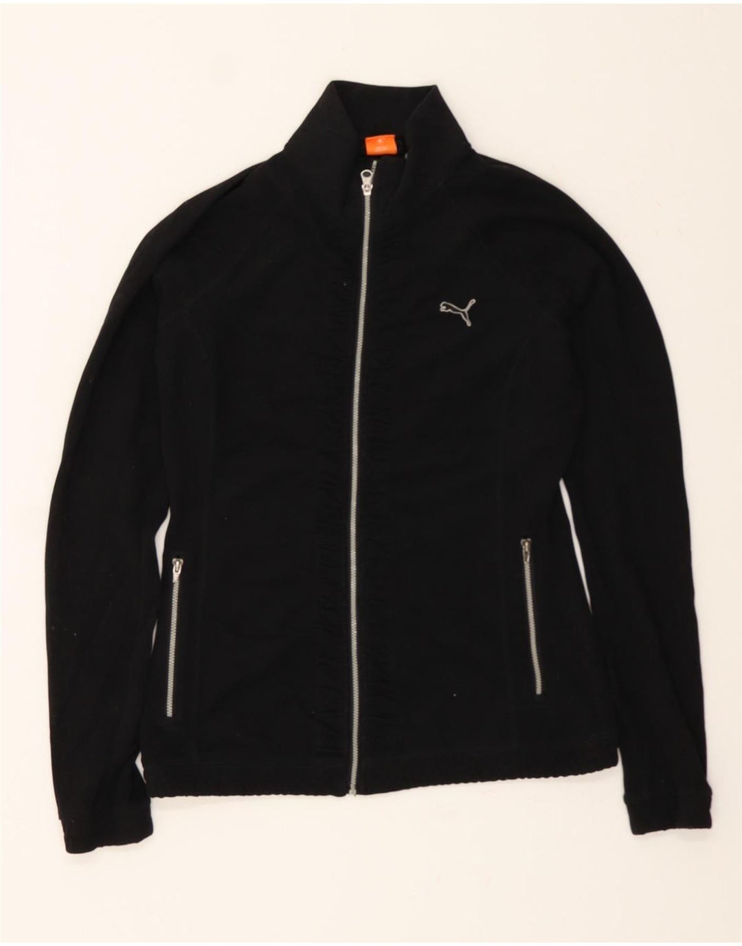 PUMA træningsdragt topjakke til kvinder UK 10 Lille sort polyester