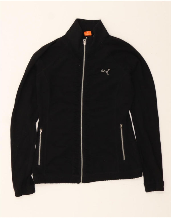 PUMA træningsdragt topjakke til kvinder UK 10 Lille sort polyester