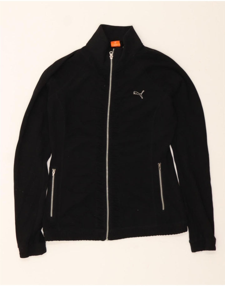 PUMA træningsdragt topjakke til kvinder UK 10 Lille sort polyester
