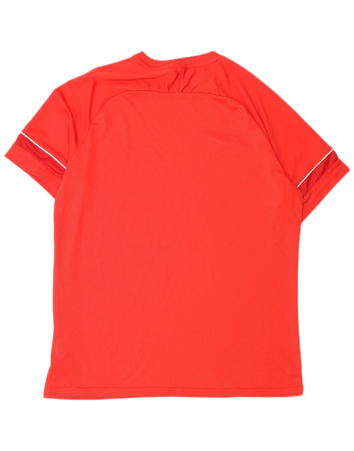 Nike Herre Dri Fit T-Shirt Top XL Rød Polyester