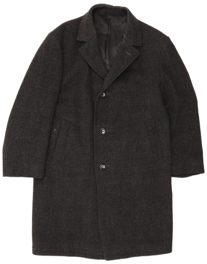 Vintage overfrakke til mænd UK 38 Medium Grey
