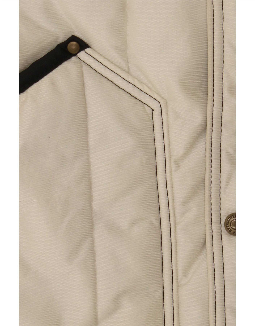 Refrigiwear Womens Cruzcampo Polstret Frakke UK 10 Small White Colourblock