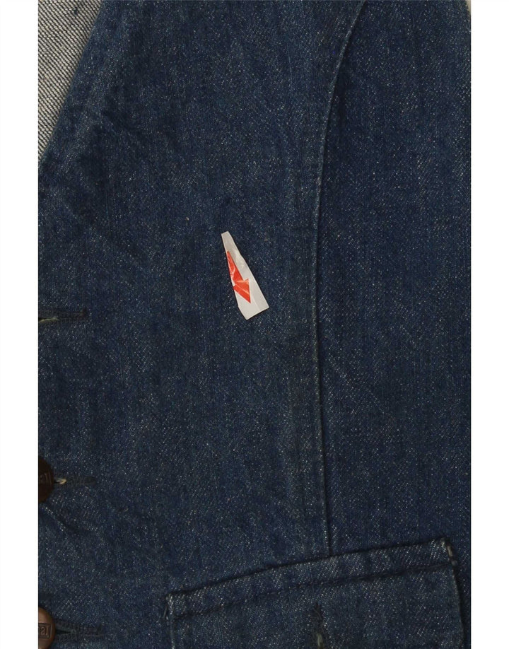 Marshal Dame denim vest UK 14 Medium Blue Cotton
