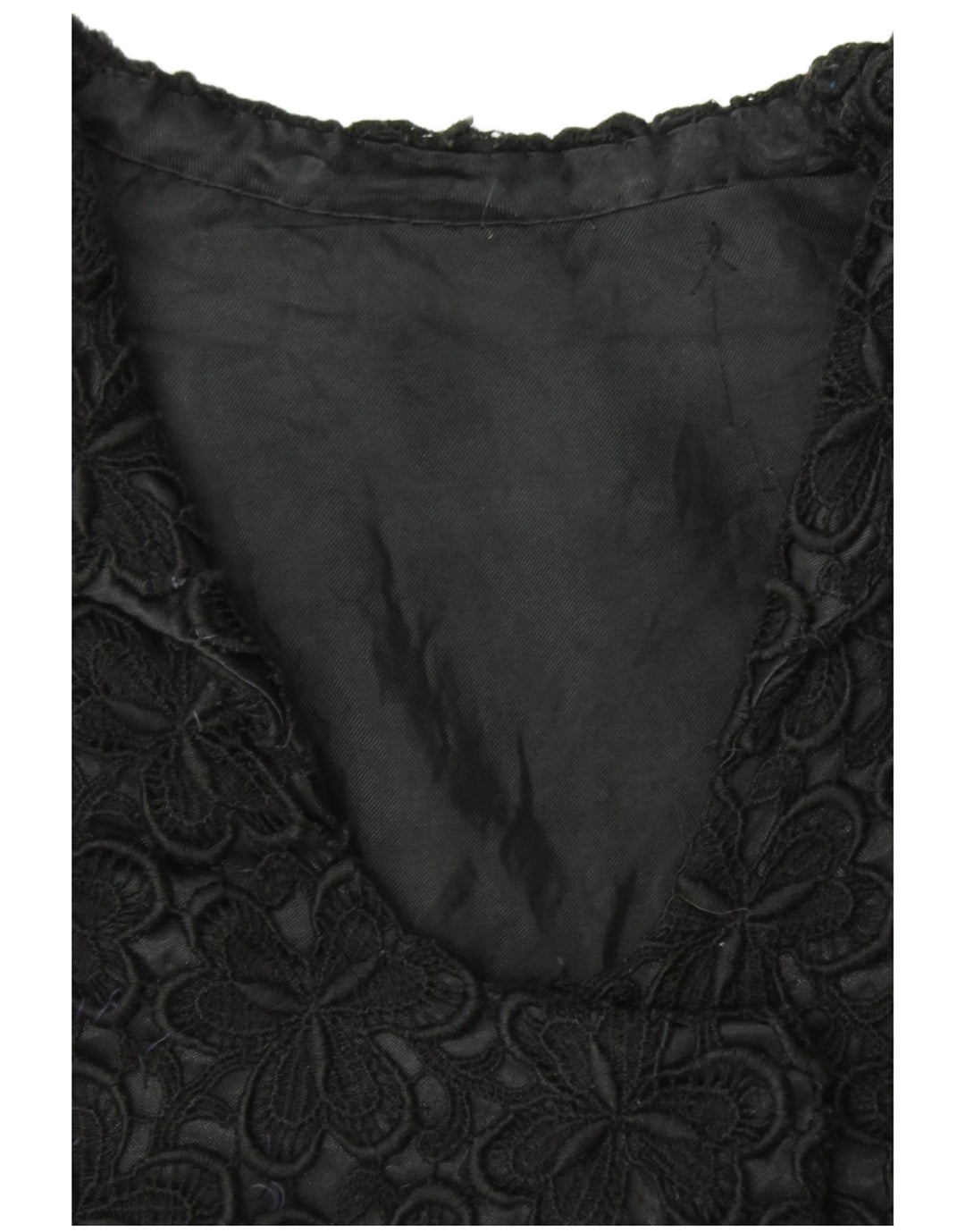 VINTAGE kortærmet blazerjakke til kvinder UK 12 Medium Black Floral