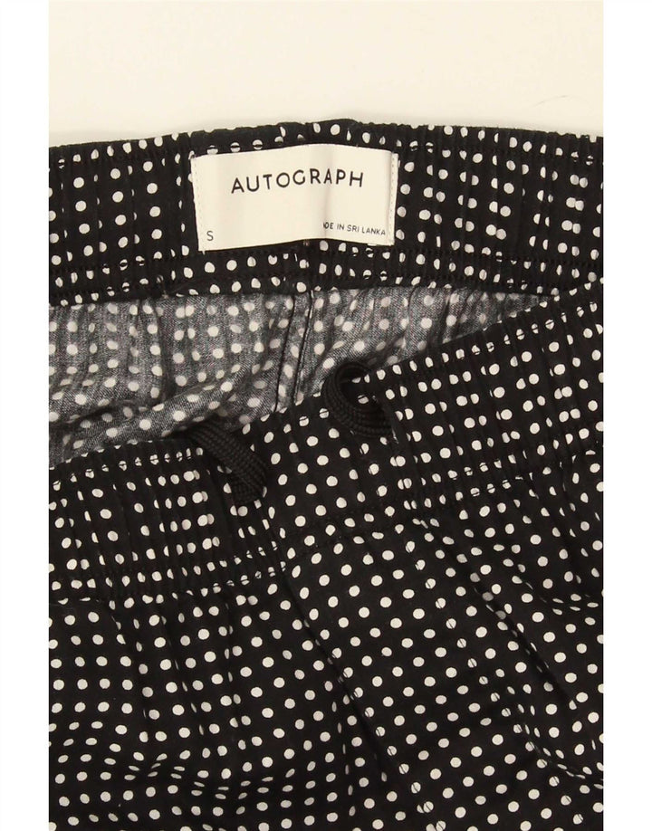 Marks & Spencer Dame Autograph Casual Bukser Små W26 L29 Sort