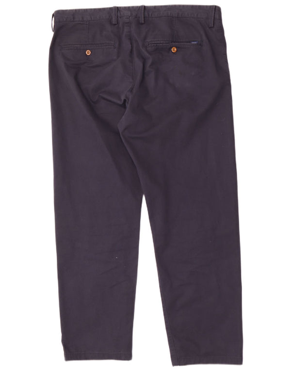 Gant Herre Regular Chino Bukser W38 L30 Marineblå Bomuld