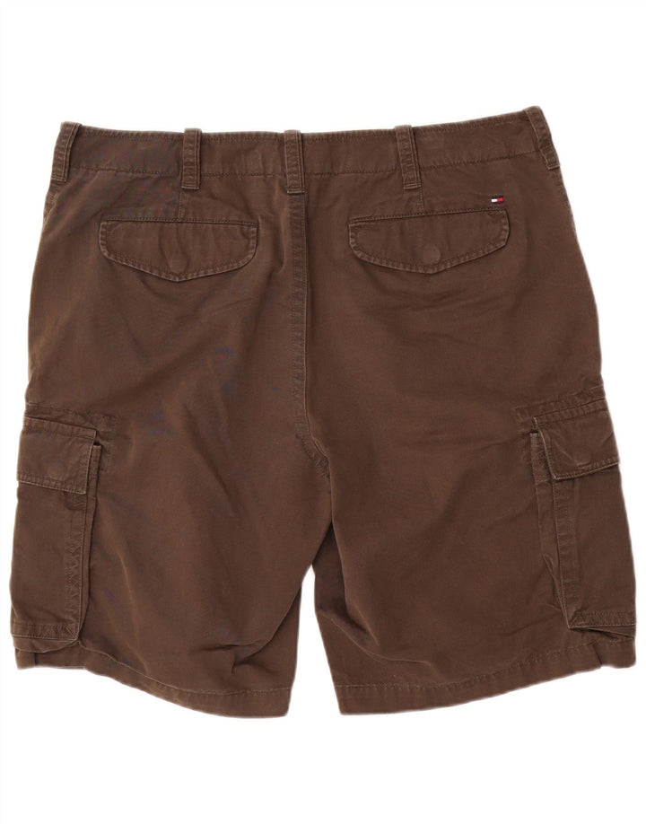 Tommy Hilfiger Herre Cargo Shorts W36 Stor Brun Bomuld