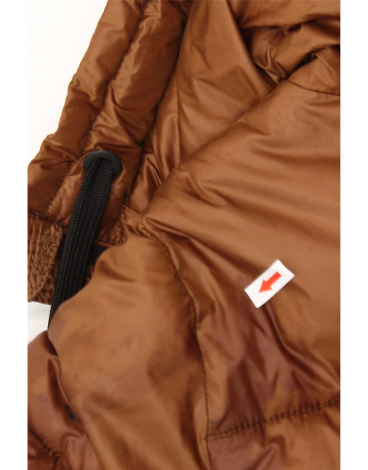 Replay Dame Oversized Polstret Jakke UK 6 XS Brun