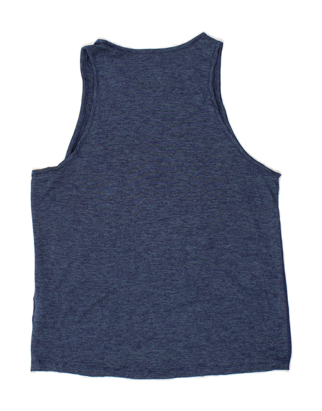 NIKE Womens Vest Top UK 14 Medium Navy Blue Flecked Polyester Vintage Nike and Second-Hand Nike from Messina Hembry 