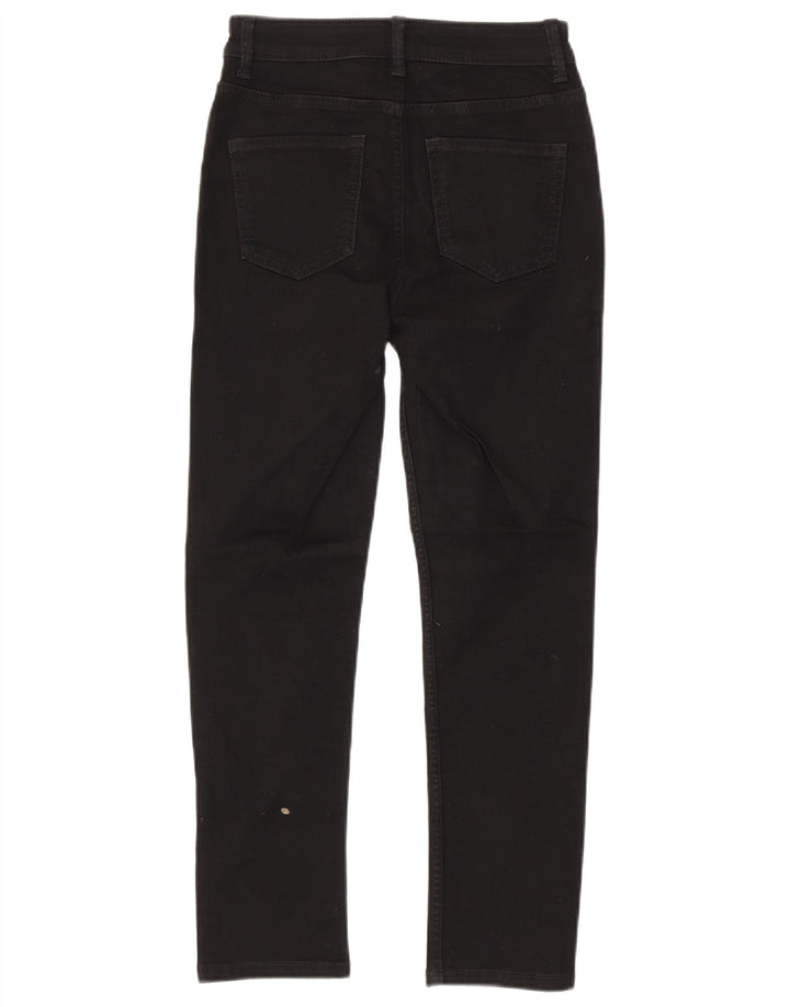 MARKS & SPENCER Womens Slim Jeans UK 8 Small W28 L26 Black Cotton