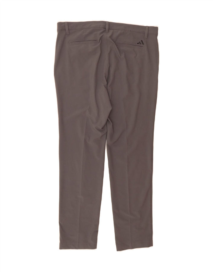 ADIDAS Mens Slim Chino Trousers W36 L32 Grey Polyester Vintage Adidas and Second-Hand Adidas from Messina Hembry 