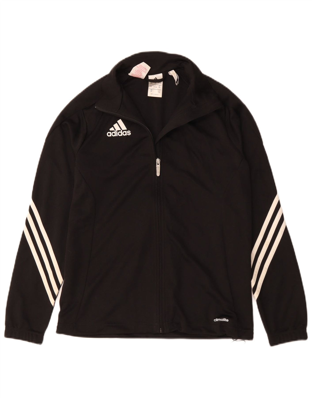 Adidas drenge Climalite træningsdragt topjakke 13-14 år sort polyester
