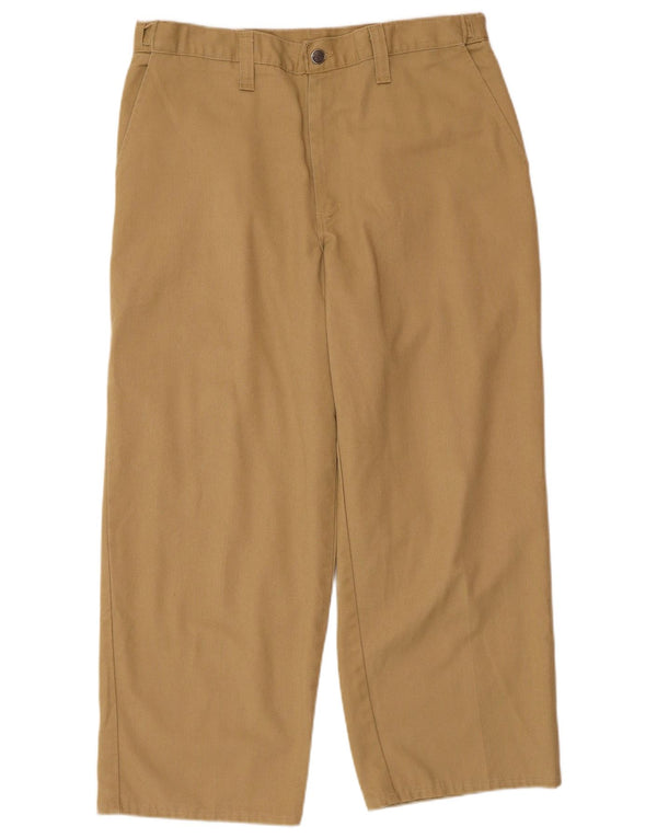Dickies Herre Straight Cargo Bukser W34 L26 Beige Polyester