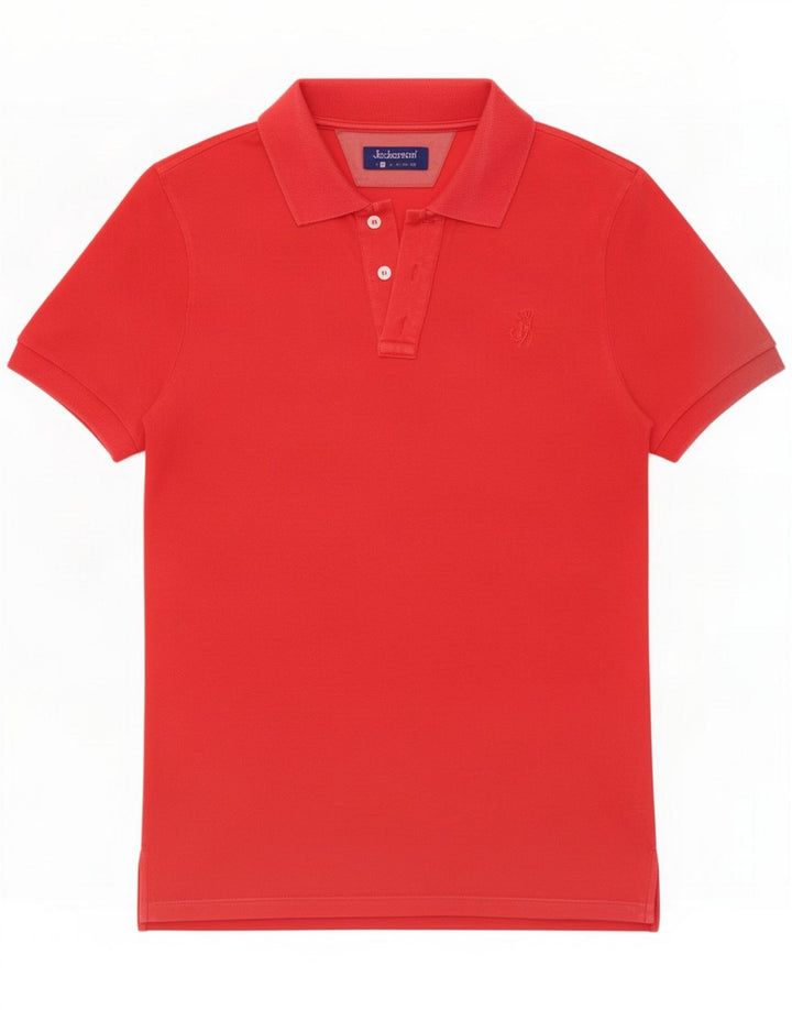 Jeckerson Poloshirt til mænd Medium Rød Bomuld