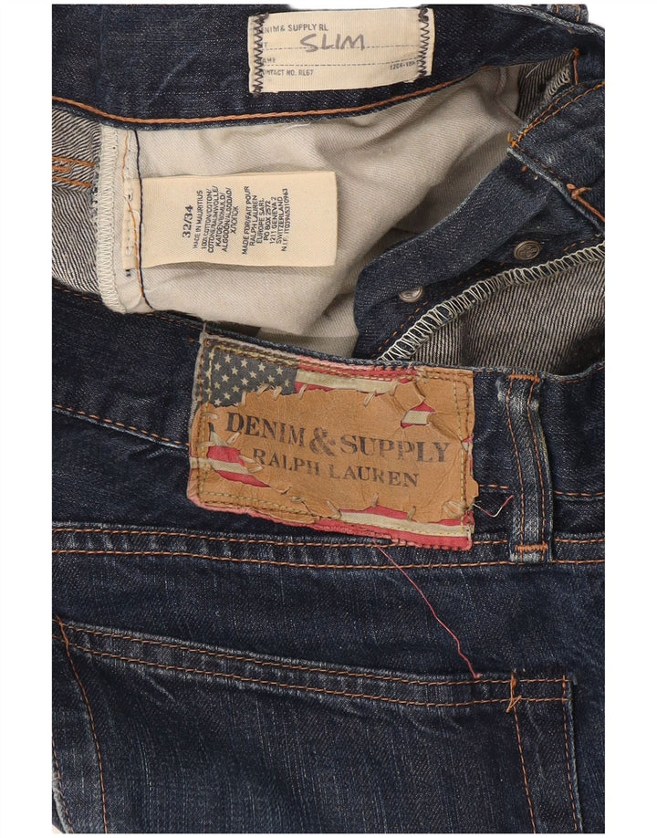 Ralph Lauren Herre Slim Jeans W32 L34 Blå Bomuld