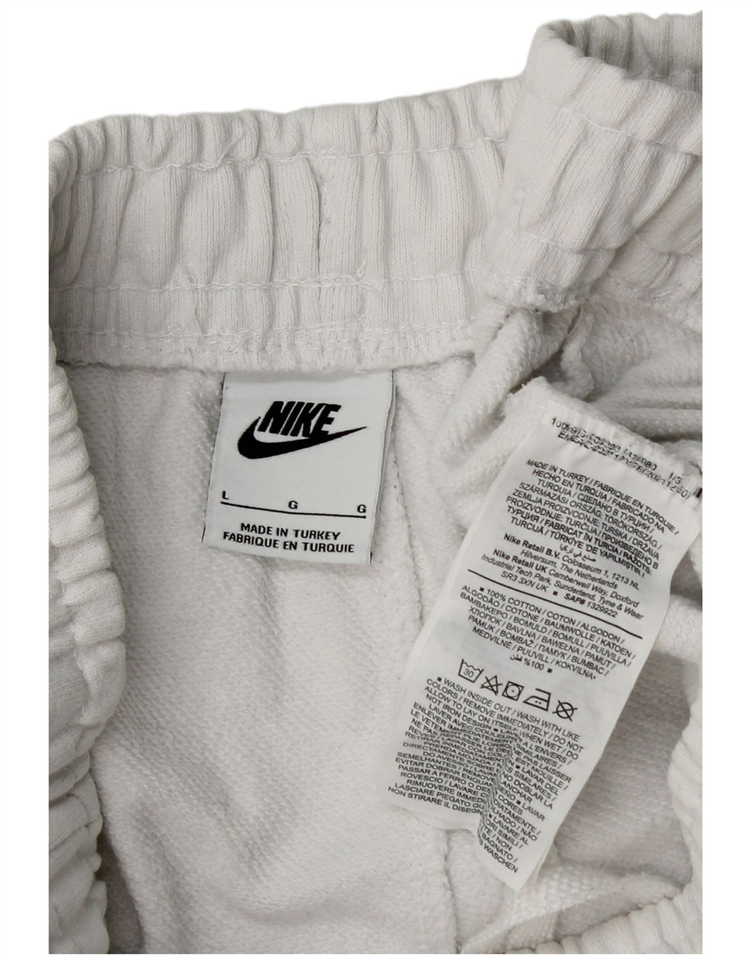 Nike træningsdragt bukser til mænd, joggers, store hvide bomuld