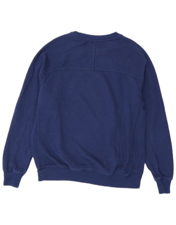 Umbro Herre Sweatshirt Jumper Medium Blå Bomuld