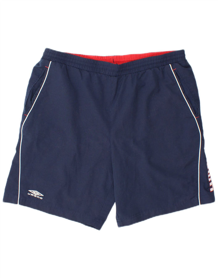 Umbro Herre Grafiske Badeshorts Store Marineblå Polyester
