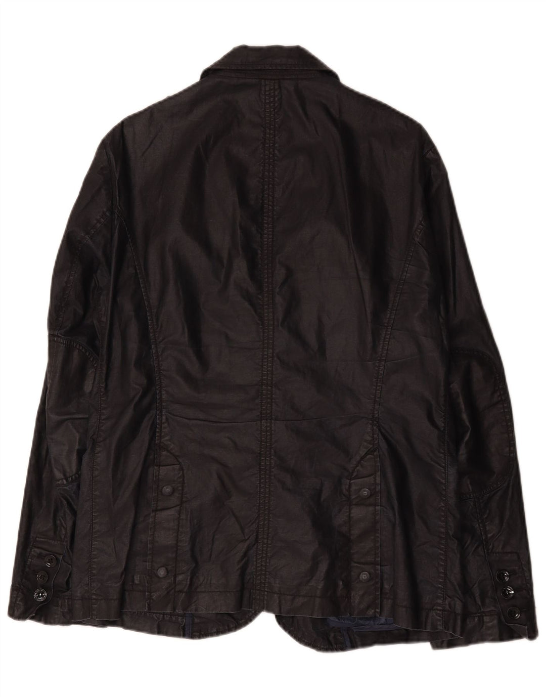 Dekker Herre Utility Jacket UK 38 Medium Navy Blue