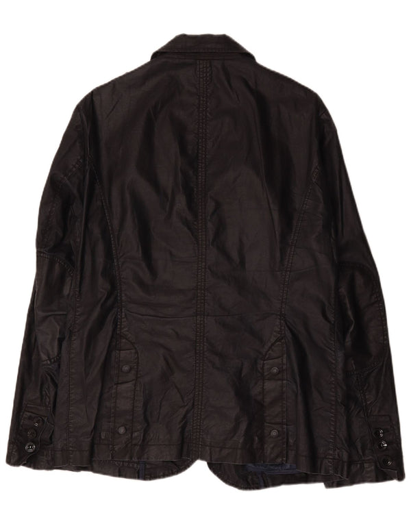 Dekker Herre Utility Jacket UK 38 Medium Navy Blue