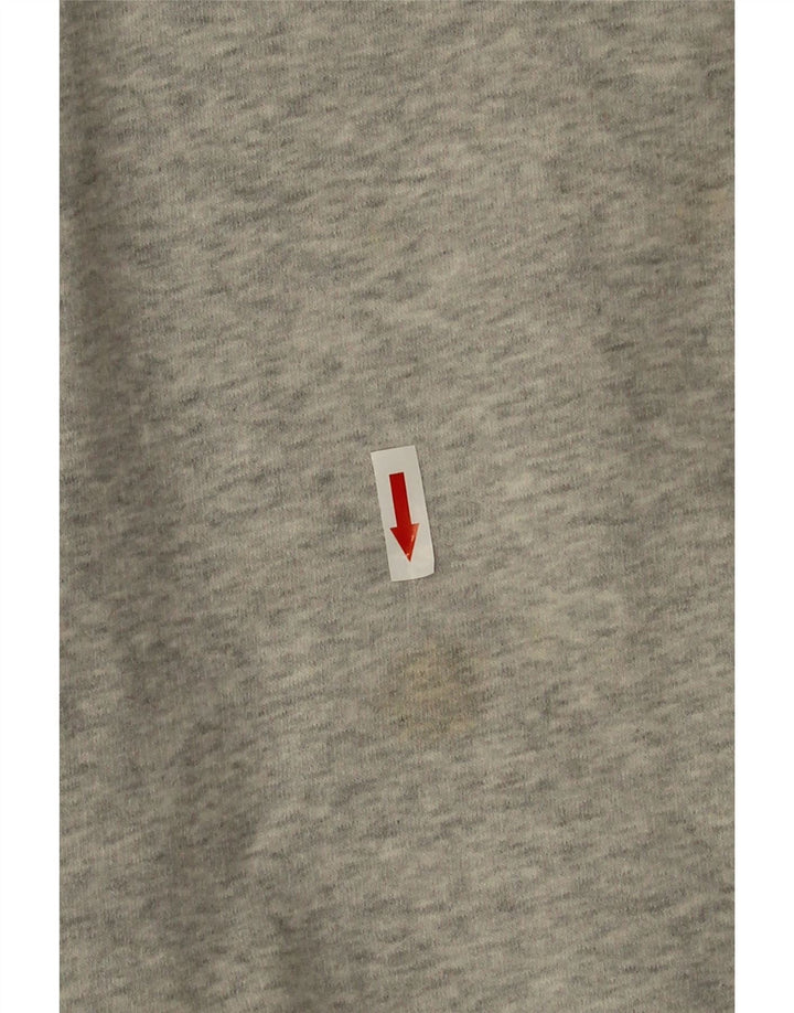 Superdry Dame Oversized Sweatshirt Jumper UK 16 Stor Grå Bomuld