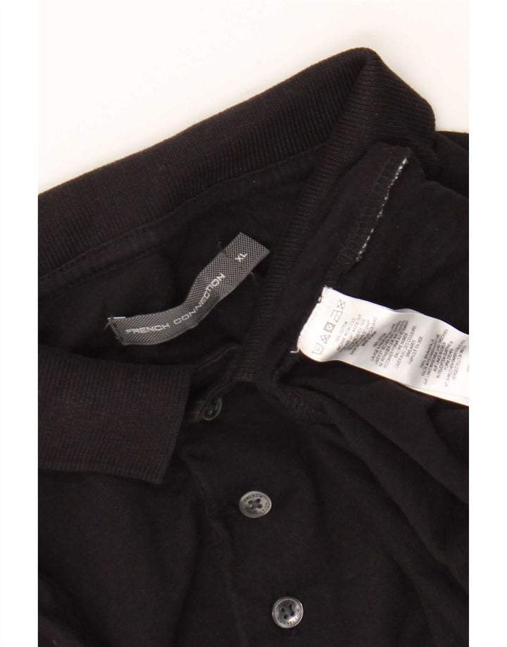 French Connection Herre poloshirt XL sort bomuld