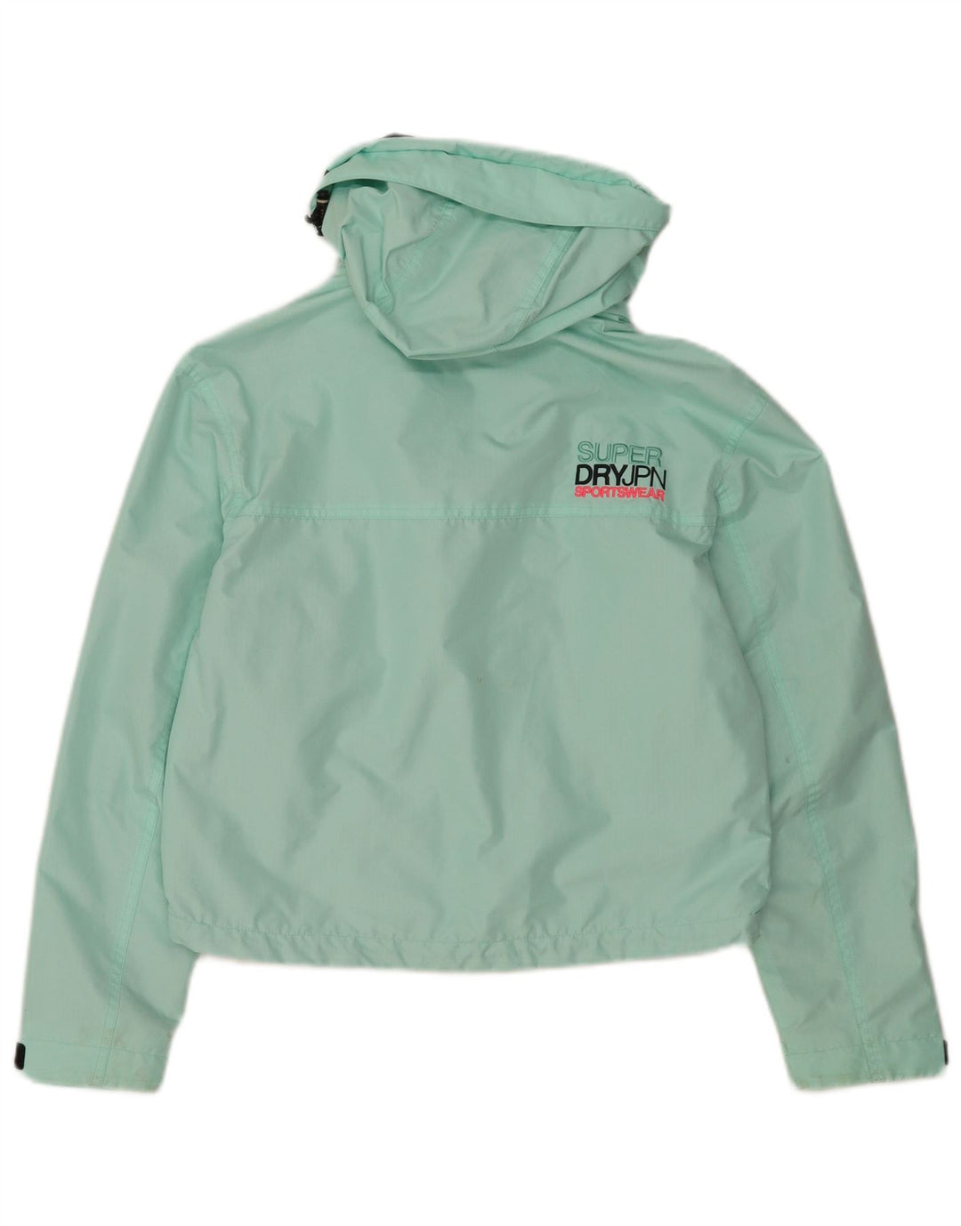 Superdry Womens The Windcheater Graphic Bomber Jacket UK 8 Small Turkis