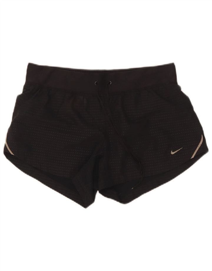 Nike sportsshorts til kvinder UK 10 Small Black Spotted