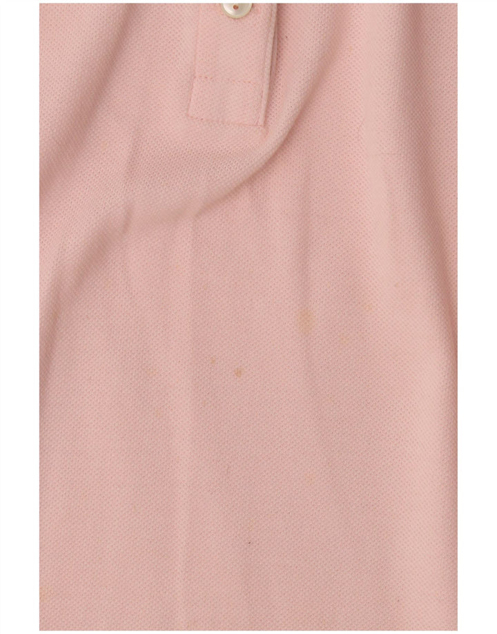 LACOSTE ærmeløs poloshirt til kvinder størrelse 42 Large Pink Bomuld