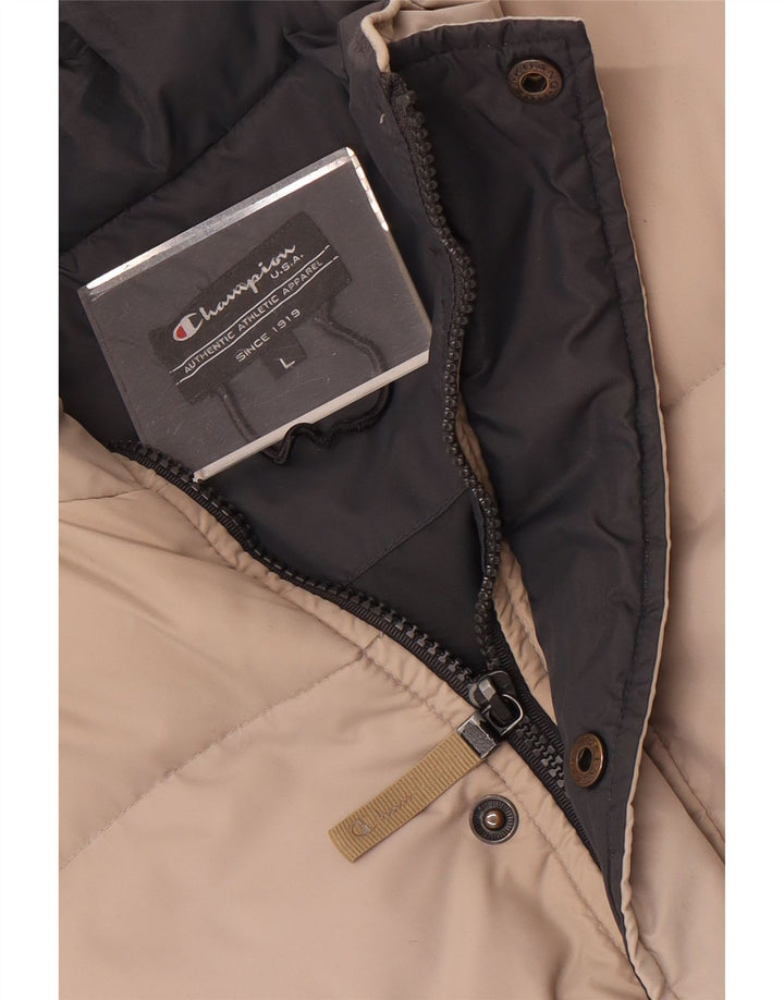 Champion Herre polstret jakke UK 40 Large Grå