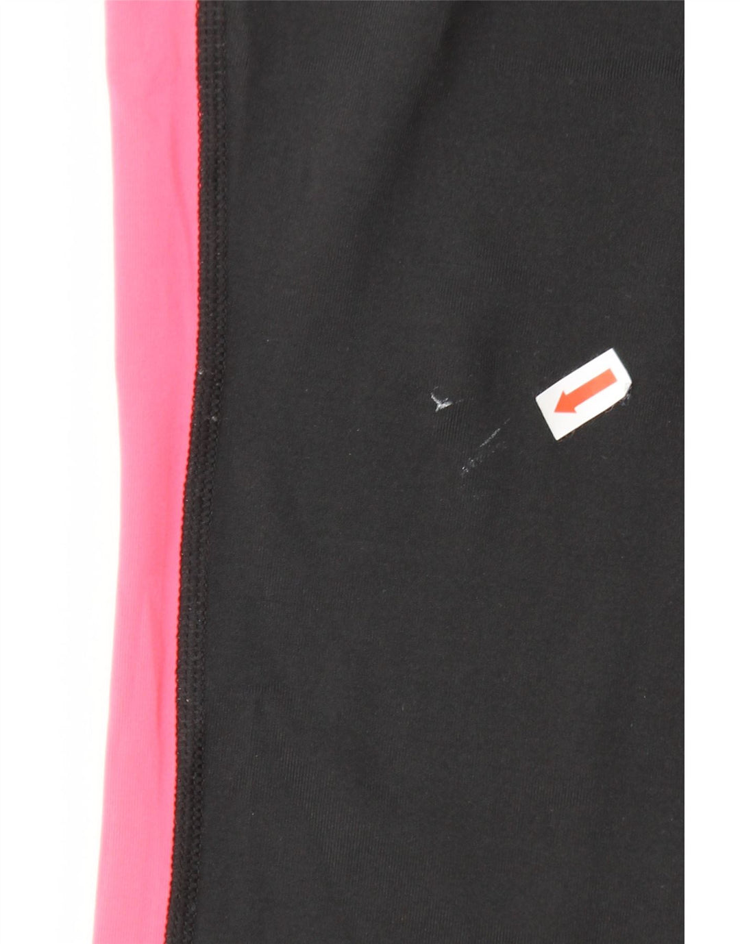 CHAMPION Womens Capri Leggings UK 8 Small  Black Colourblock Vintage Champion and Second-Hand Champion from Messina Hembry 