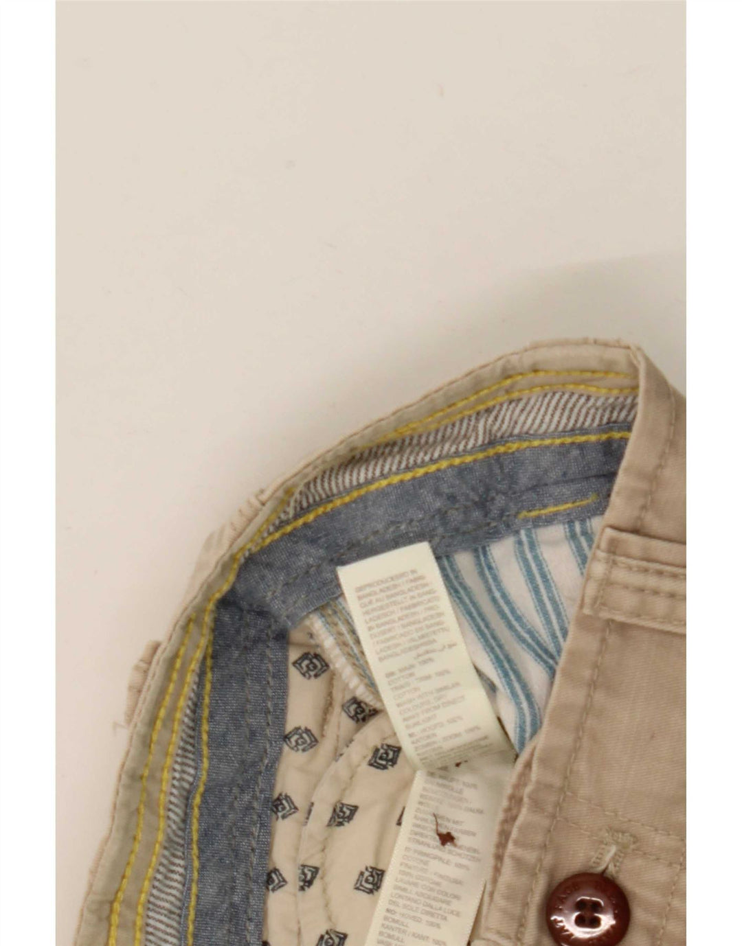 Fat Face Herre Cargo Shorts W32 Medium Beige Bomuld